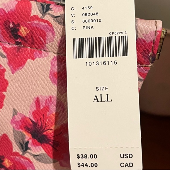 🆕- Anthropologie Celandine- Pink Floral Sunglasses  Slip Case with Chain. NWT - Picture 6 of 8